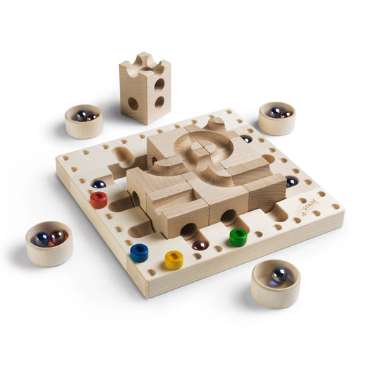 CUBORO - Kugelbahn Brettspiel "TRICKY WAYS"